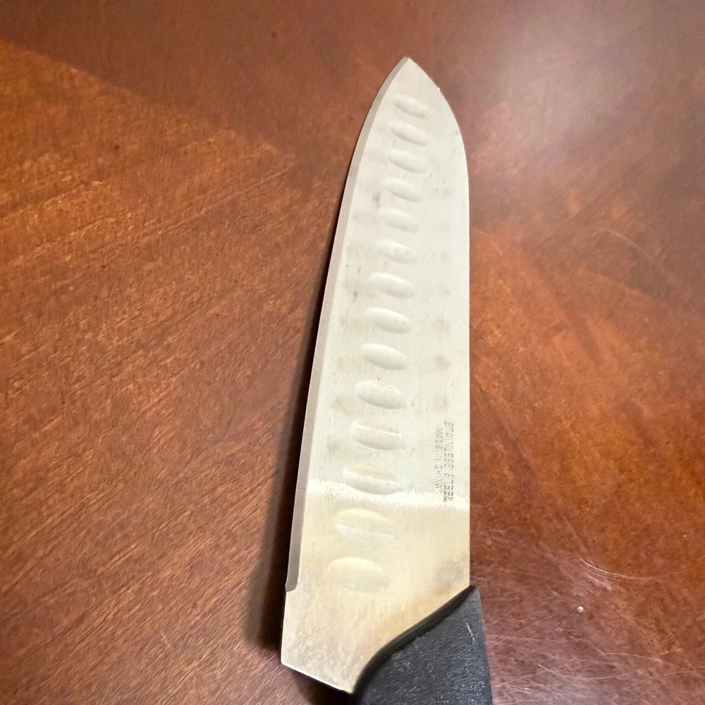 ProKitchen Chef Knife Stainless Steel Santoku Style Blade 7 Inch Kitchen Utensil